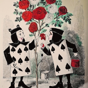 Fairytale Alice - Carta per decoupage grande - 6 opzioni di formato - Card Gardeners