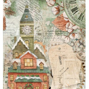 Large Decoupage Paper - Christmas Collection - 6 Size Options