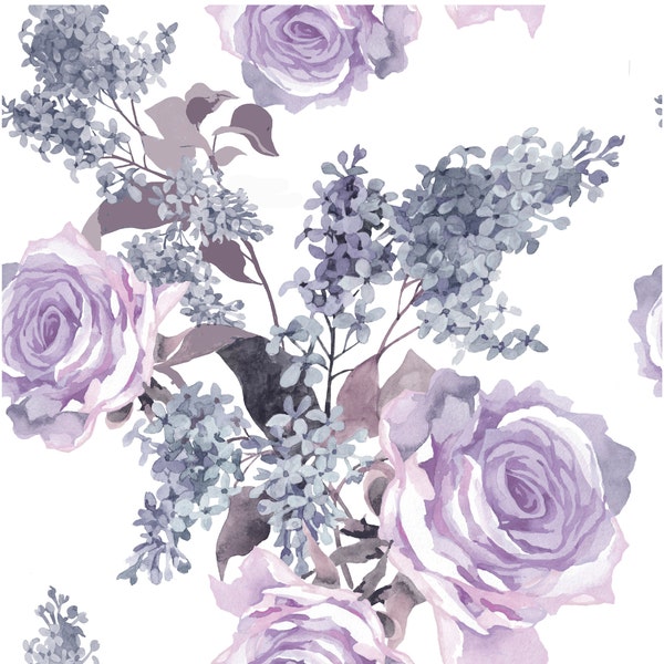 Decoupage Flowers Etsy