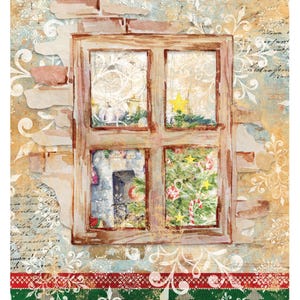 Christmas Collection - Large Decoupage Paper - 6 Size Options - Gift Boxes