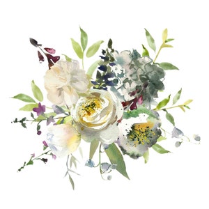 Carta di riso floreale ad acquerello - Carta per decoupage vintage per mobili - Carta per decoupage con fiori grandi - Progetti fai da te - Alta qualità