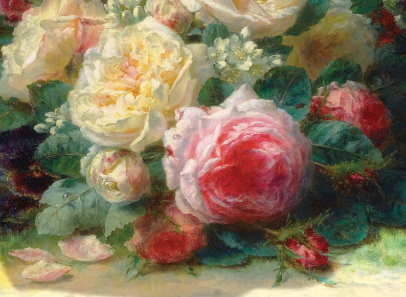 Rose Decoupage Paper for Furniture – Floral Rice Paper - Etsy