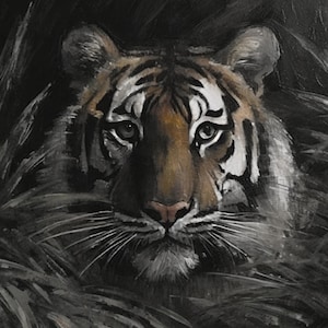 Tigre - Papel de decoupage grande para muebles - Papel de arroz - Papel de decoupage - Jungla