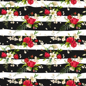 Large Decoupage for Furniture - Rice Paper - Vintage Decoupage - Floral Decoupage Paper - Red Flowers