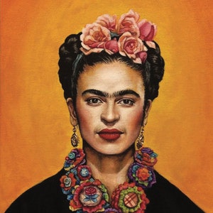 Frida Series - Decorative Decoupage Paper - Rice Paper for Decoupage - Mulberry Tissue - Big Size Options