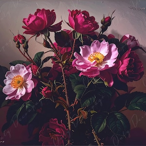 NEU! Chiaroscuro - Großes Decoupage Papier für Möbel - 7 Größen Optionen