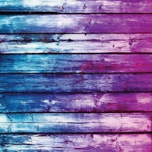 Old Wood Pattern - Decorative Decoupage Paper - for Furniture - Large Size Options [ Purple Blue ]