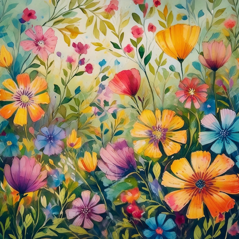Spring Decopauge Floral Decoupage Rice Paper – Spring Blossom Furniture Design - Etsy