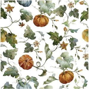 Decoupage Paper for Furniture - Rice Paper Decoupage - Large Decoupage Paper Vintage - Pumpkin Decoupage