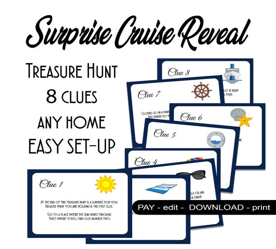 Scavenger Hunt Surprise Disney Trip Reveal Ideas