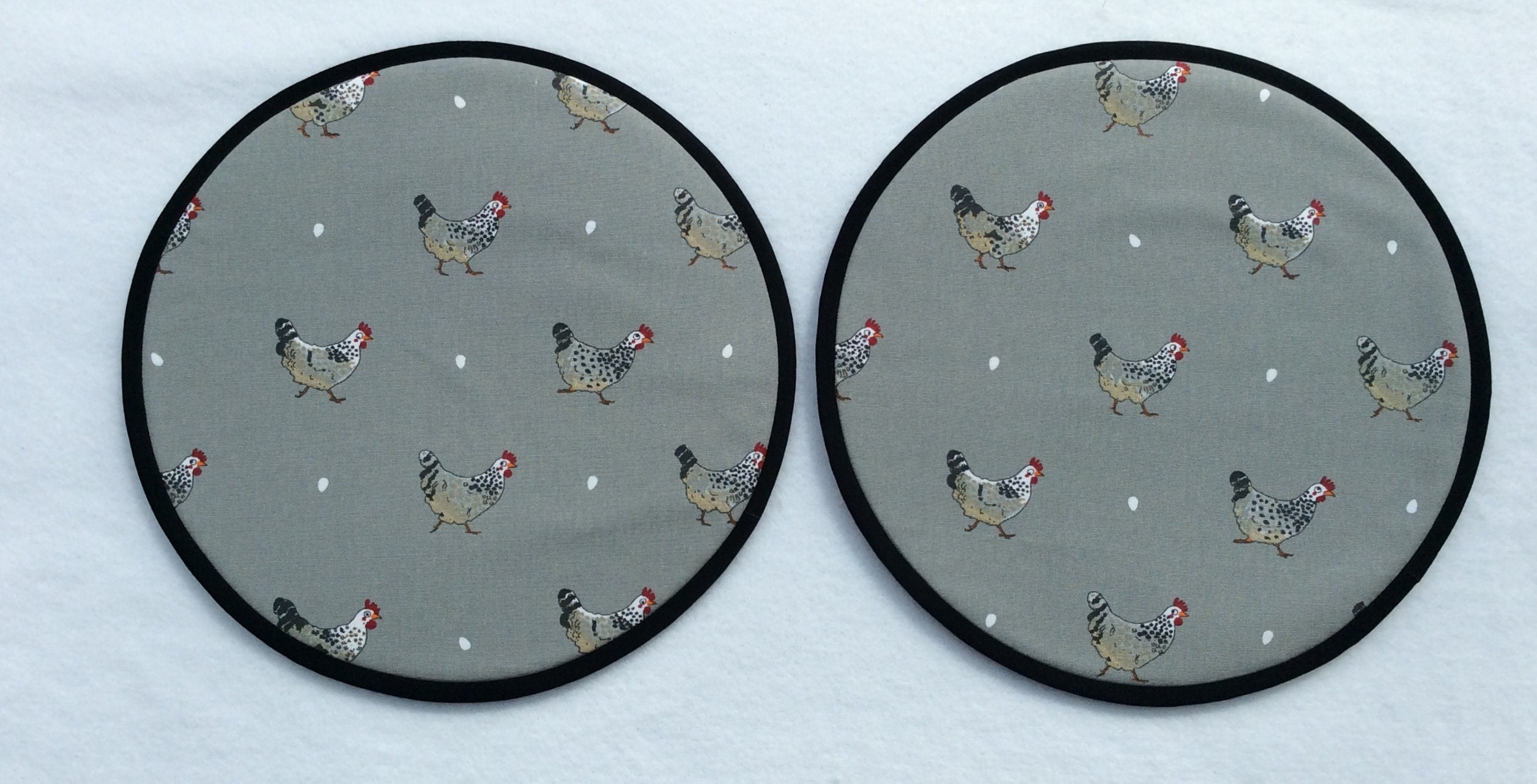 Option. Pair of Aga Lid Covers Mats. Sophie Allport Etsy UK