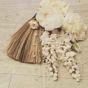 Signature Wedding Broom - Jumping Broom - African American Wedding Broom