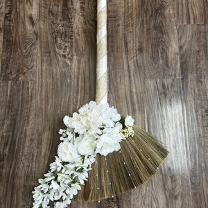 Signature Wedding Broom (Off White Version)