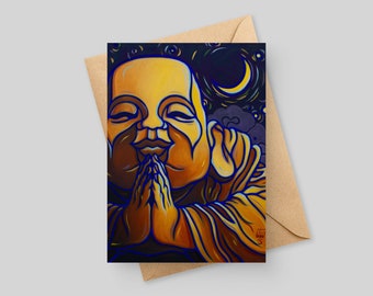 Buonanotte Buddha - 5x7 Biglietto d'auguri