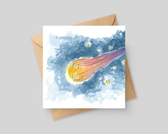 Shooting Star - Biglietto d'auguri per l'arte