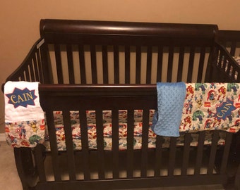 avengers crib bedding set