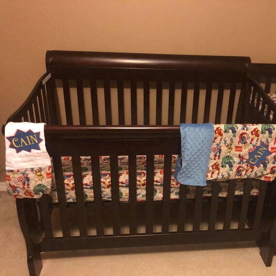 superhero crib set