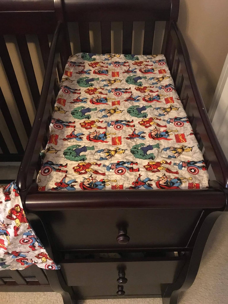 matching crib and changing table sheets