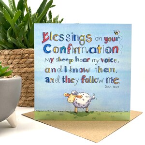 Confirmation Christian card