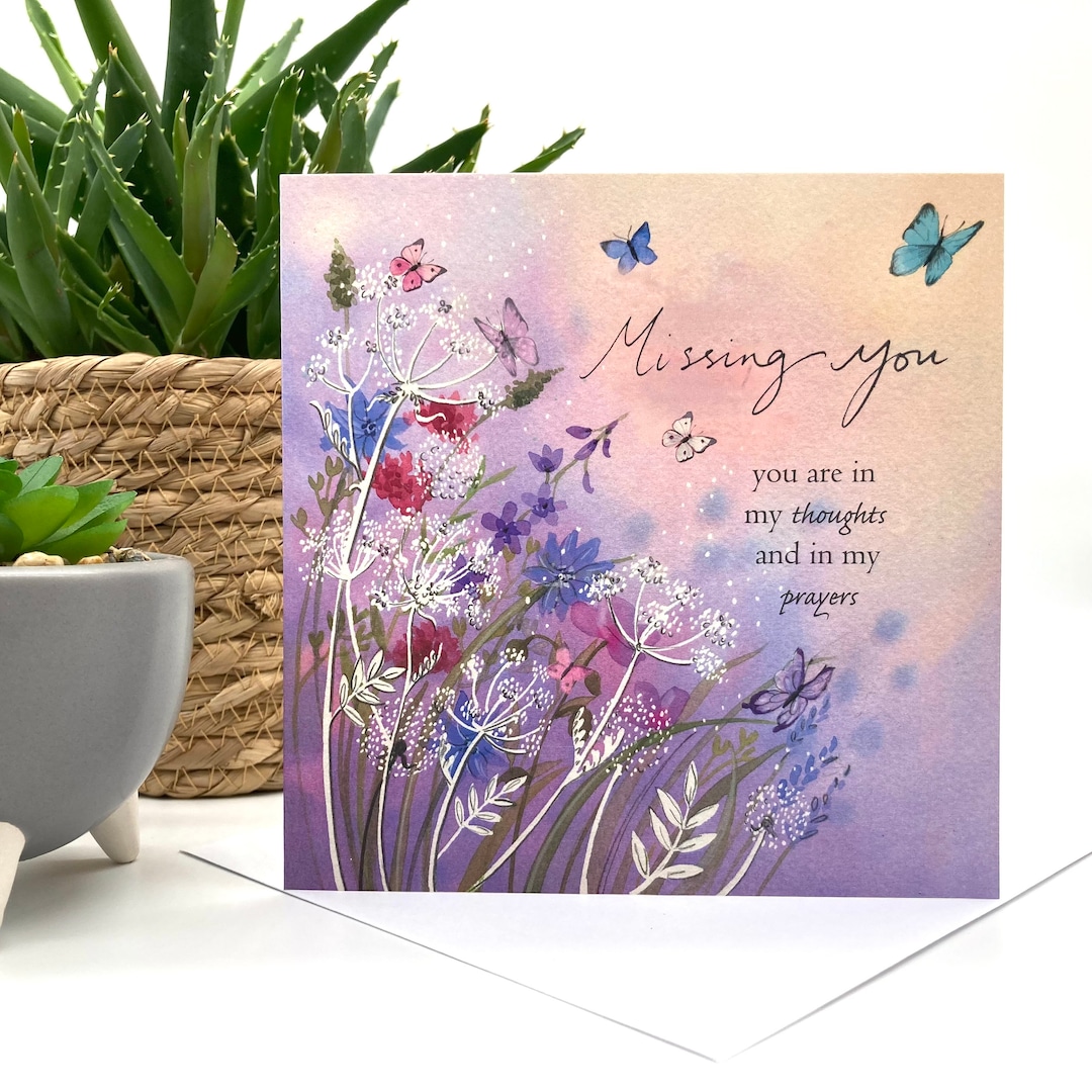 Missing You Meadow | Miss You Card | Christian Card | Encouragement ...