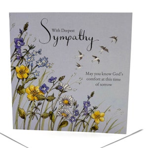 Fleurs de sympathie - Carte de sympathie