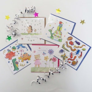 5 Kinder christliche Karten BUNDLE