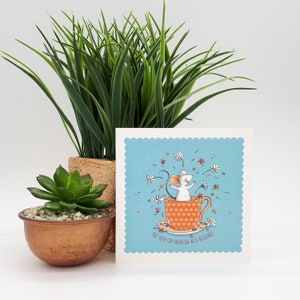 Tasse Segen Karte | Christliche Grußkarte | Christliche Kunst | Bibelvers