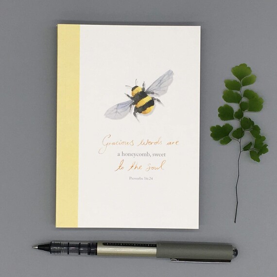 Gracious Words Are A Honeycomb {A6 Notebook} Gracious Words Are A Honeycomb {A6 Notebook}