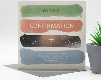 Confirmation Blessing | Confirmation Card | Scripture | Catholic | Occasion | Christian Card