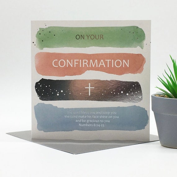 Benediction De Confirmation Carte De Confirmation Ecriture Etsy France