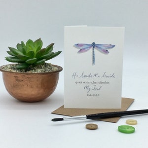 Traces Mini Carte Psaume 119 133 Carte Dencouragement Etsy