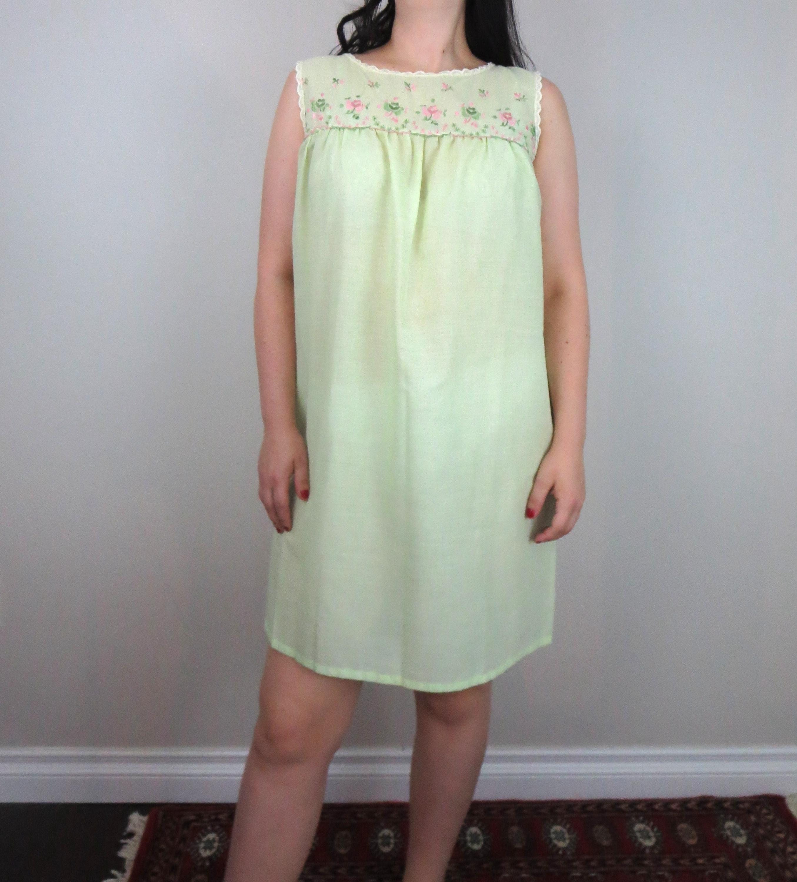 Embroidered Nightie - Etsy