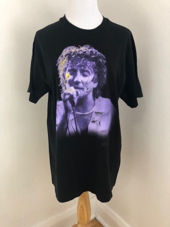 Vintage 1993 Rod Stewart T-shirt - Rod Stewart Unplugged Vintage 