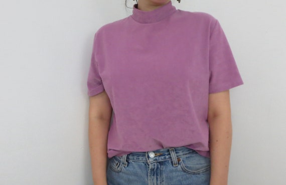 Vintage Purple Turtleneck T-shirt - Northern Trad… - image 2