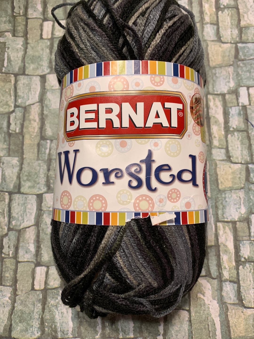 Destash Bernat Worsted Yarn 1 Skein 10.5 Oz Hi Tech lot Mw Etsy