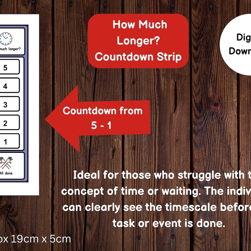 Visual Countdown Strip - Etsy