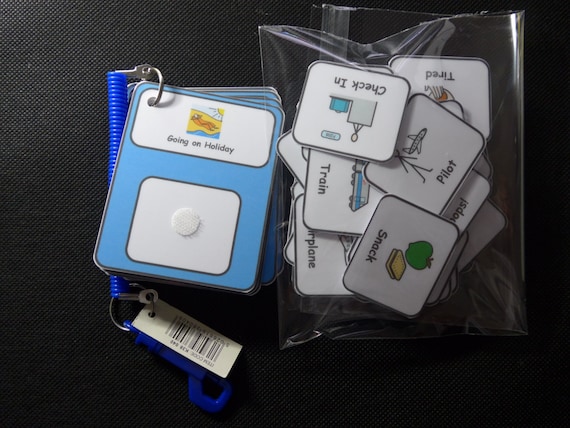 Shopping List Keyring Visual Support//Aid for Autism//ASD//SEN//Learning Difficulty