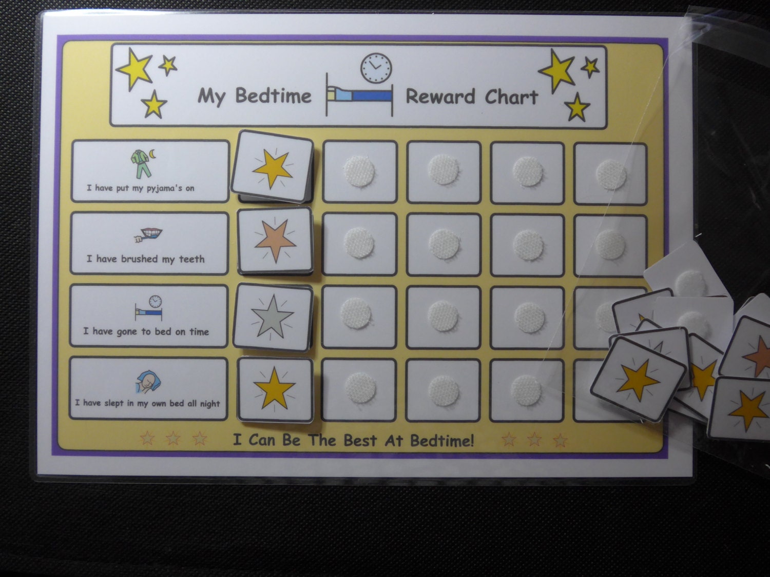 My Bedtime Routine Reward Chart - Ideal for Pre-schoolers/asd/adhd ...