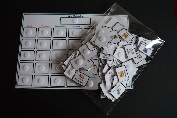 Shopping List Keyring Visual Support//Aid for Autism//ASD//SEN//Learning Difficulty