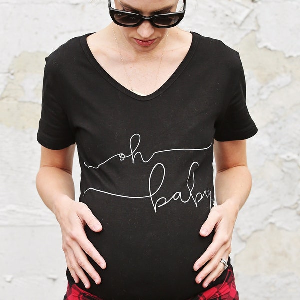 Oh Baby Maternity Shirt, Maternity Shirts, maternity shirt, maternity, maternity top, pregnancy top, pregnancy shirt, pregnancy gift
