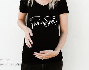 expecting twins shirt