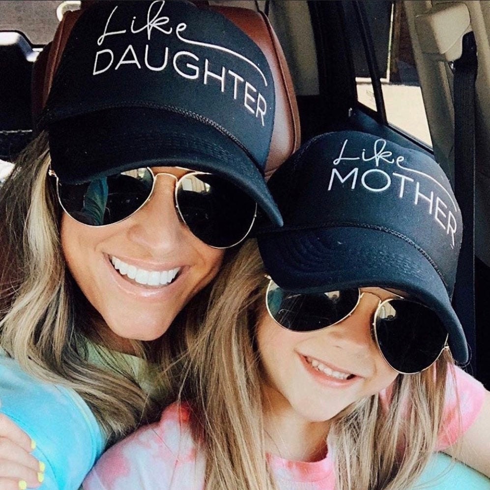 Like Mother Like Daughter Hat Set Mommy 
