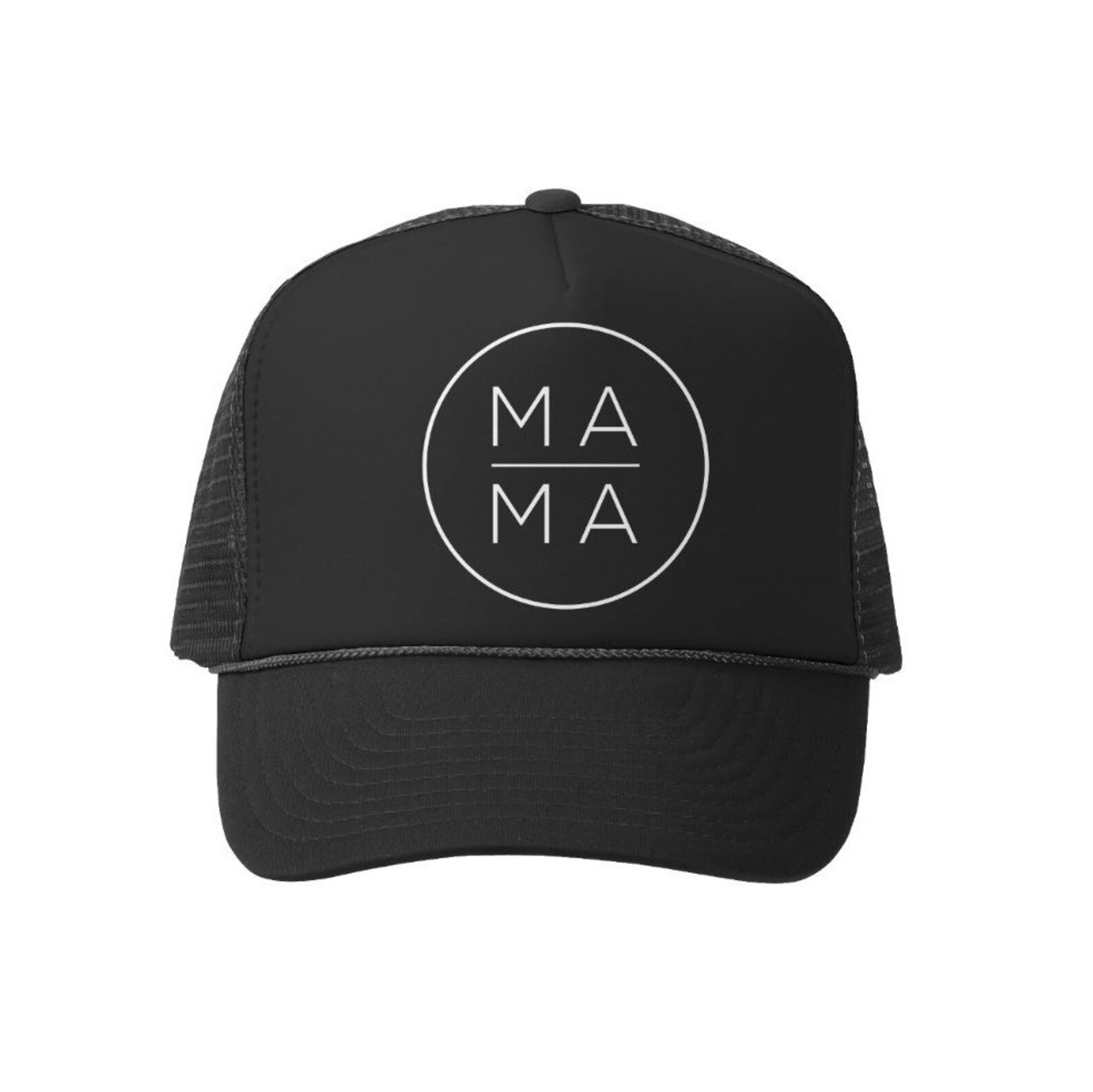 Mama Trucker Hat MAMA Hat Mom Hat Black Mom Hat Maternity Etsy