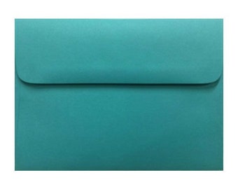 20 Teal Blue Envelopes in A7, A6, A2 Sizes - 60 Lb.