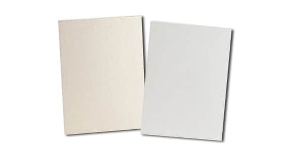 20 Pack Full Sheet Card Stock  - 8 1/2" x 11" Sheets - White or Cream - 80 lb. Cover Stock