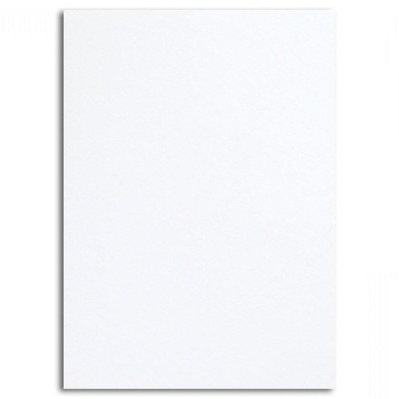May include: A blank white sheet of paper.