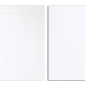 20 Pack A1 Response Blank Card Stock White - Single or Folding Cards with an Embossed Front or a Smooth Flat Front 80# Cover Stock
