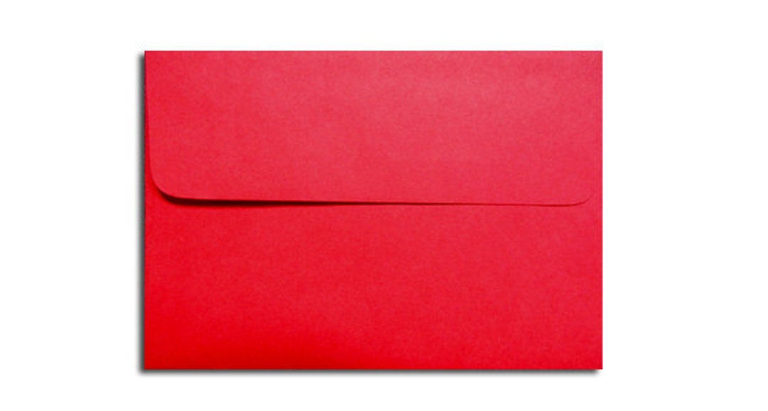 20 Holiday Red Envelopes in A7 A6 A2 & A1 Sizes Etsy