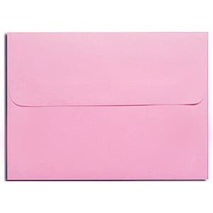 May include: A light pink envelope.