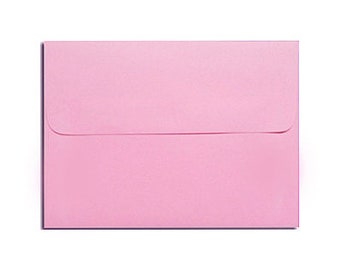 20 Pastel Pink Envelopes in A7, A6, A2 Sizes - 60 Lb.